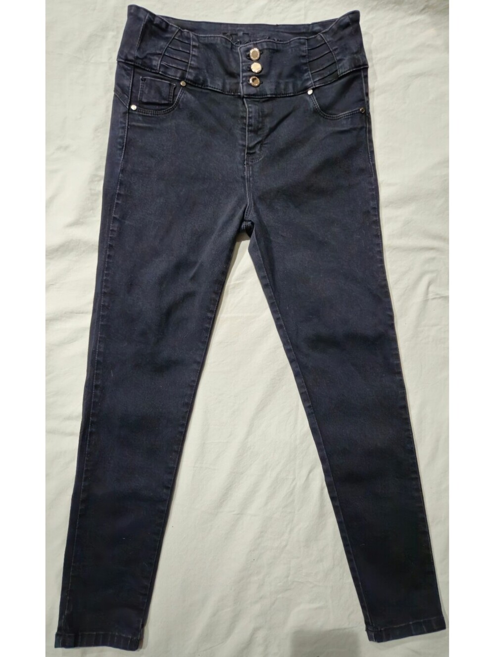 Bogota Jeans Black Women's 15 Very Good Condition
